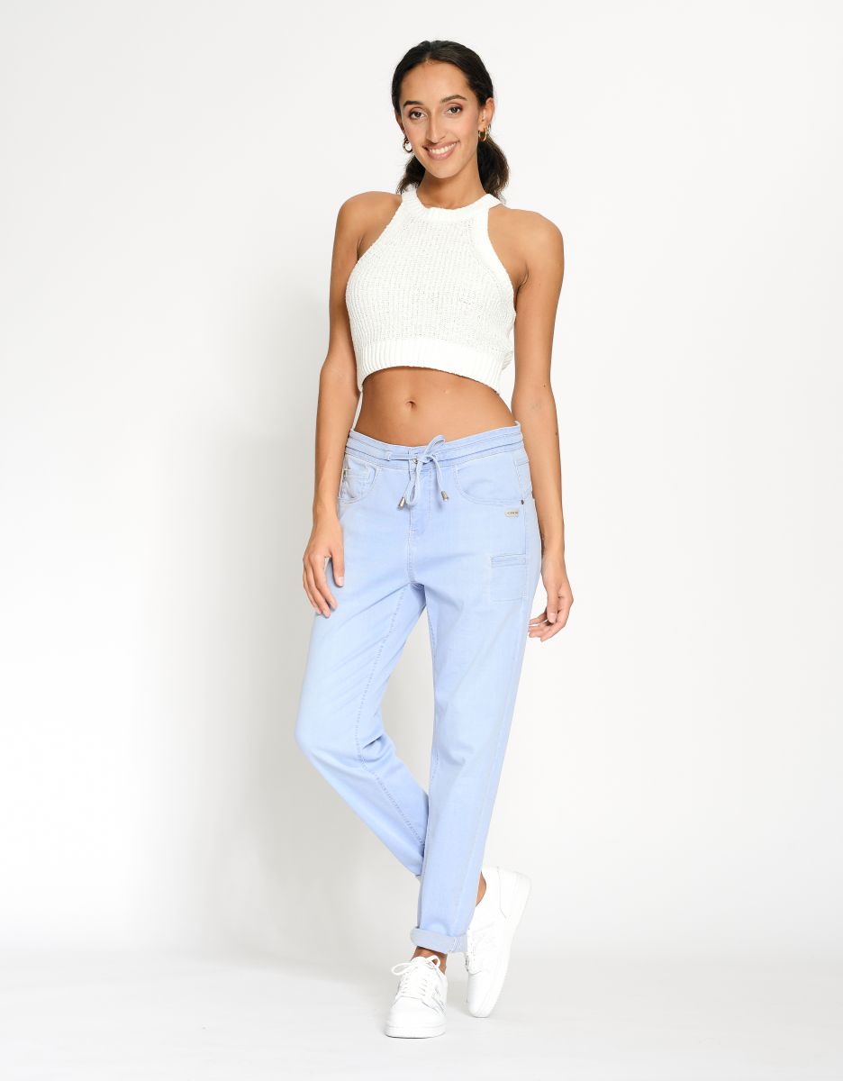 Gang 94Amelie Jogger Blue Steam Wash