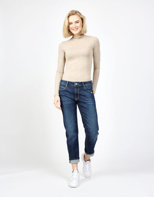 Gang 94Nadia Cropped Jeans Sea Tide Worn Wash