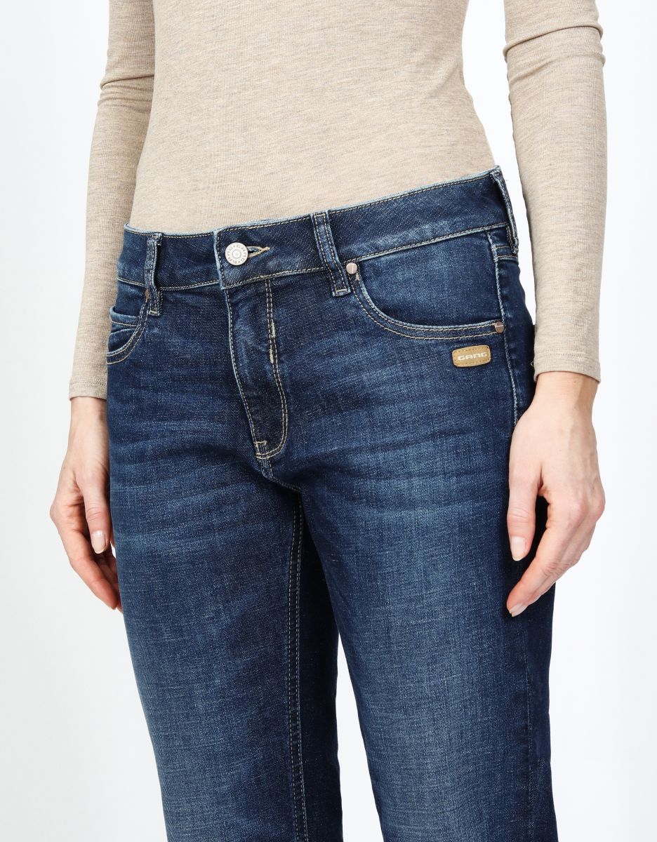 Gang 94Nadia Cropped Jeans Sea Tide Worn Wash