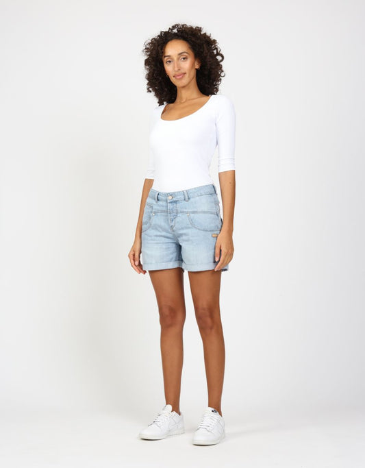 Gang 94BO Shorts Midblue Wash