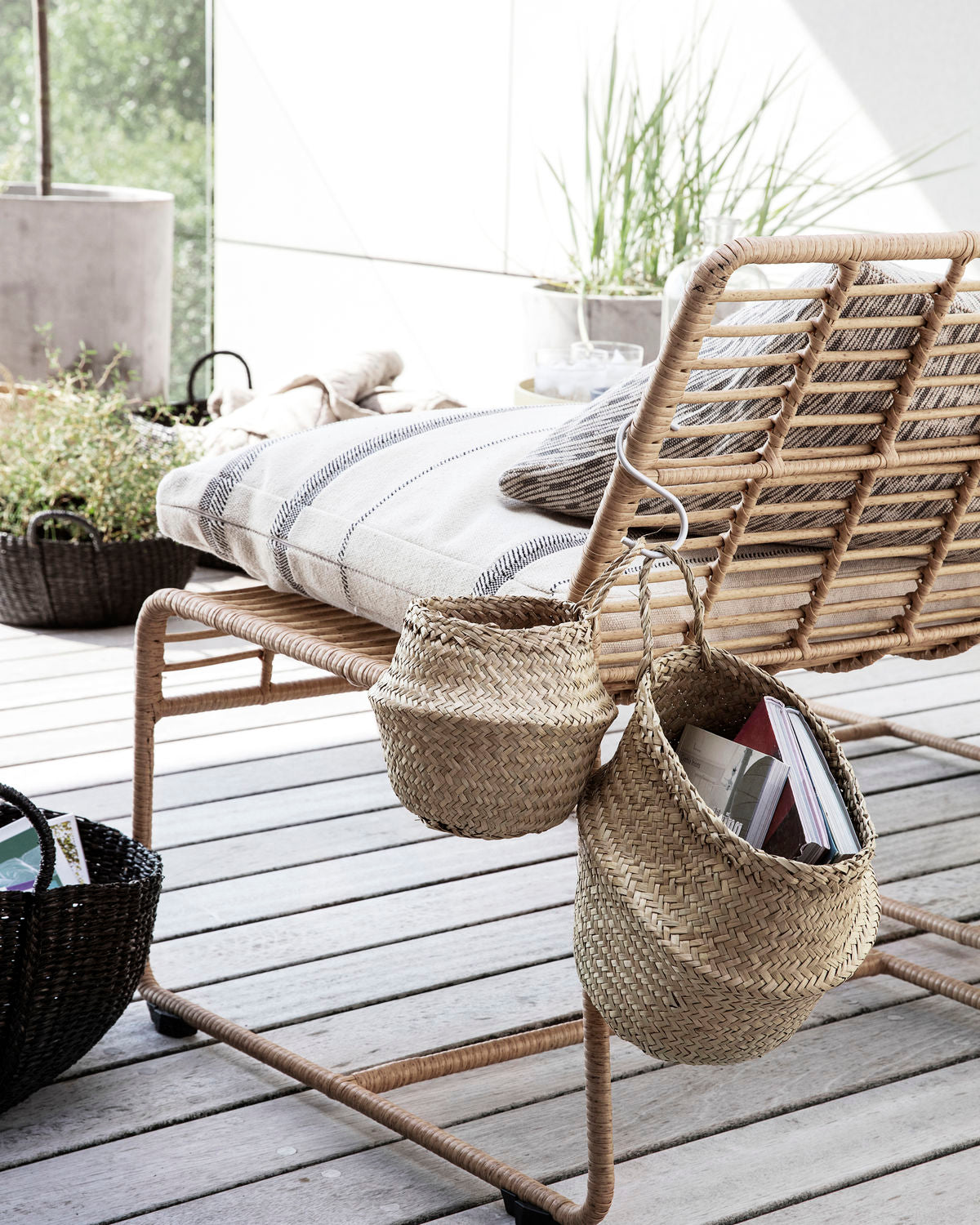 Korb, Tanger, Natur 24 cm