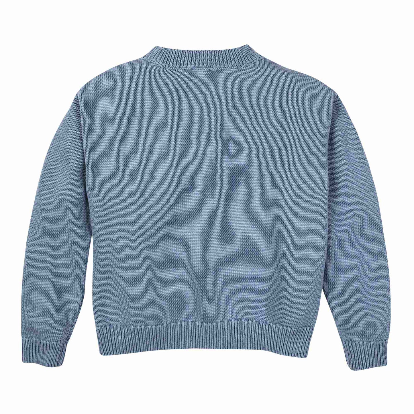 PWO Grobstrick Pullover Himmelblau