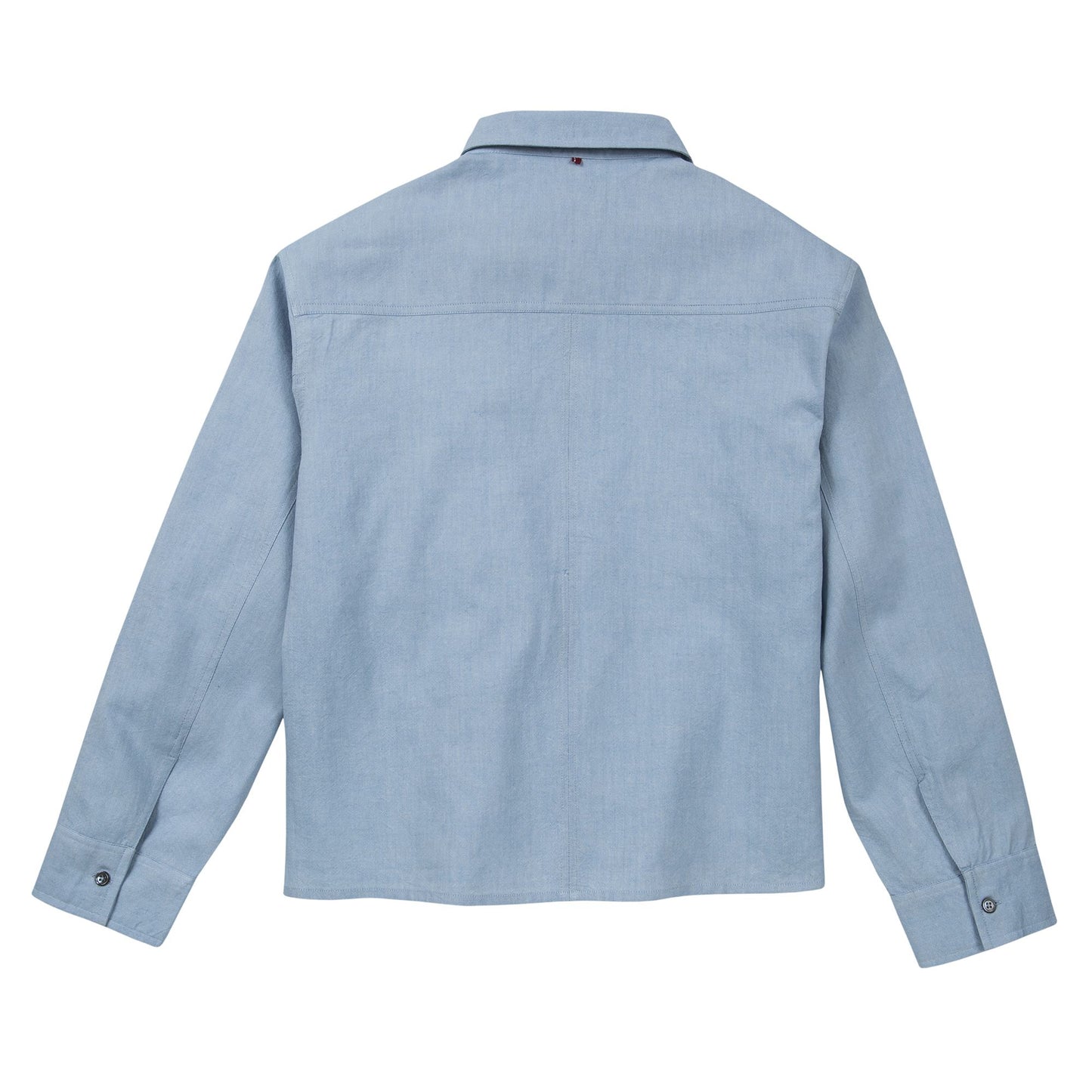PWO Langarm Hemdbluse Himmelblau
