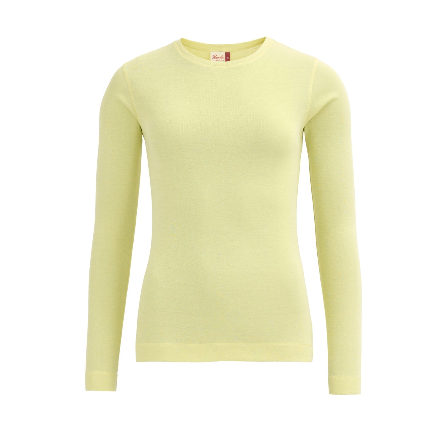 PWO Langarmshirt GOTS Limette