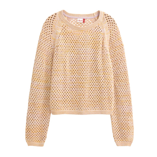 PWO Lochstrick Raglanpulli