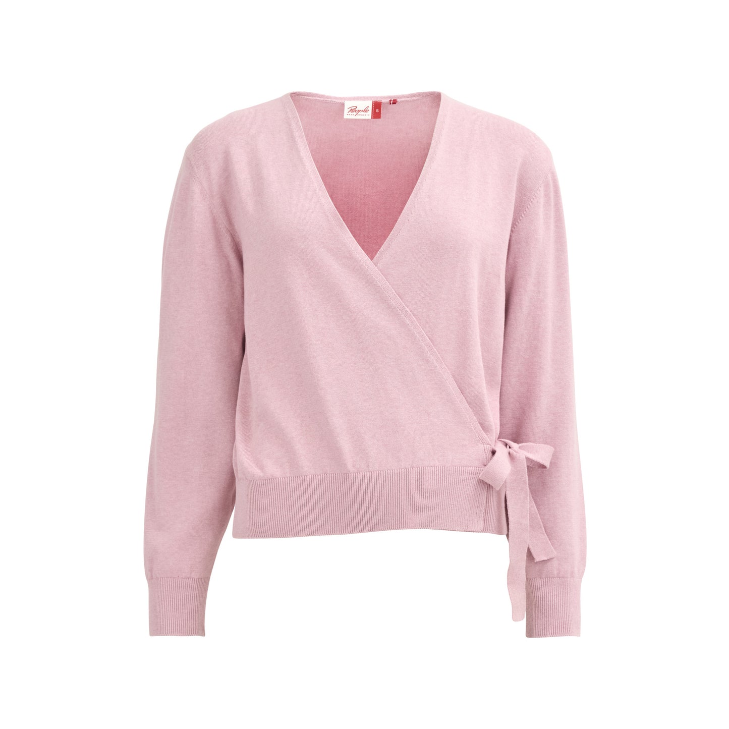 PWO Wickel Strickjackec Rosa