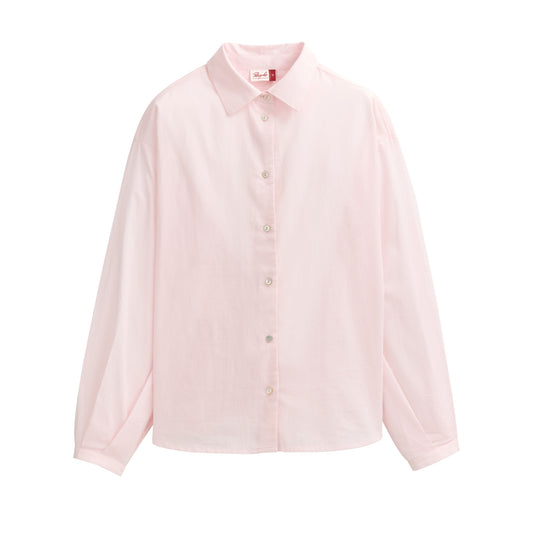 PWO Langarm Bluse Puder Rosa