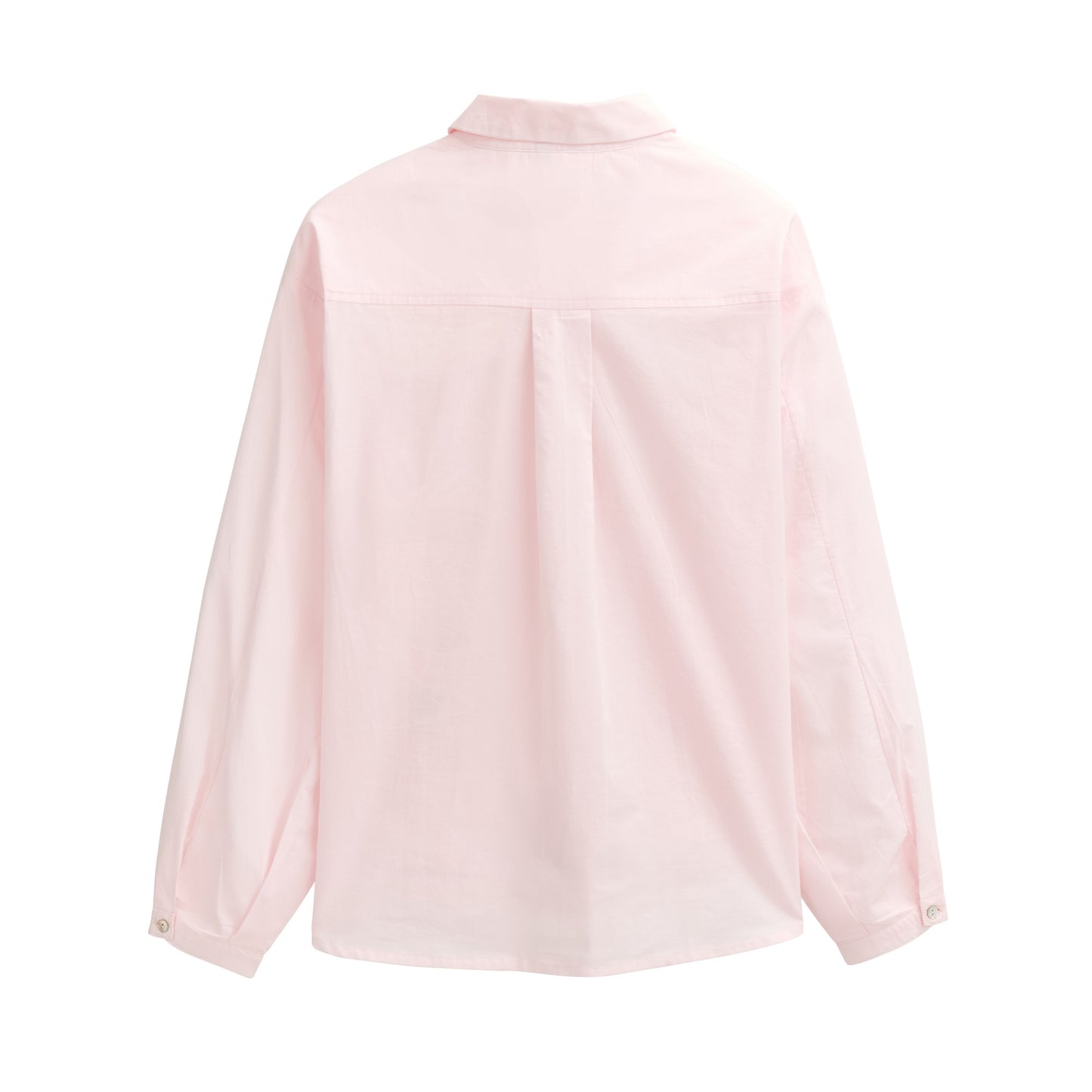 PWO Langarm Bluse Puder Rosa
