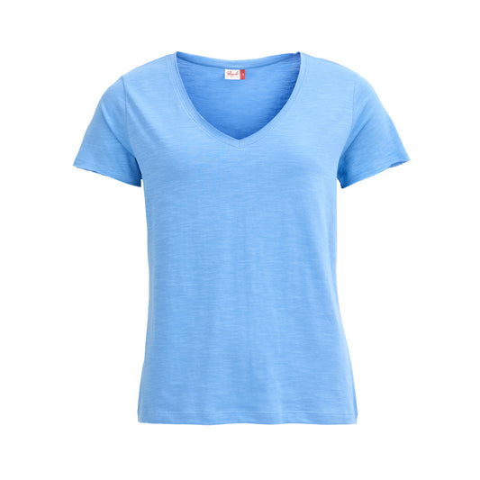 PWO Kurzarmshirt Himmelblau