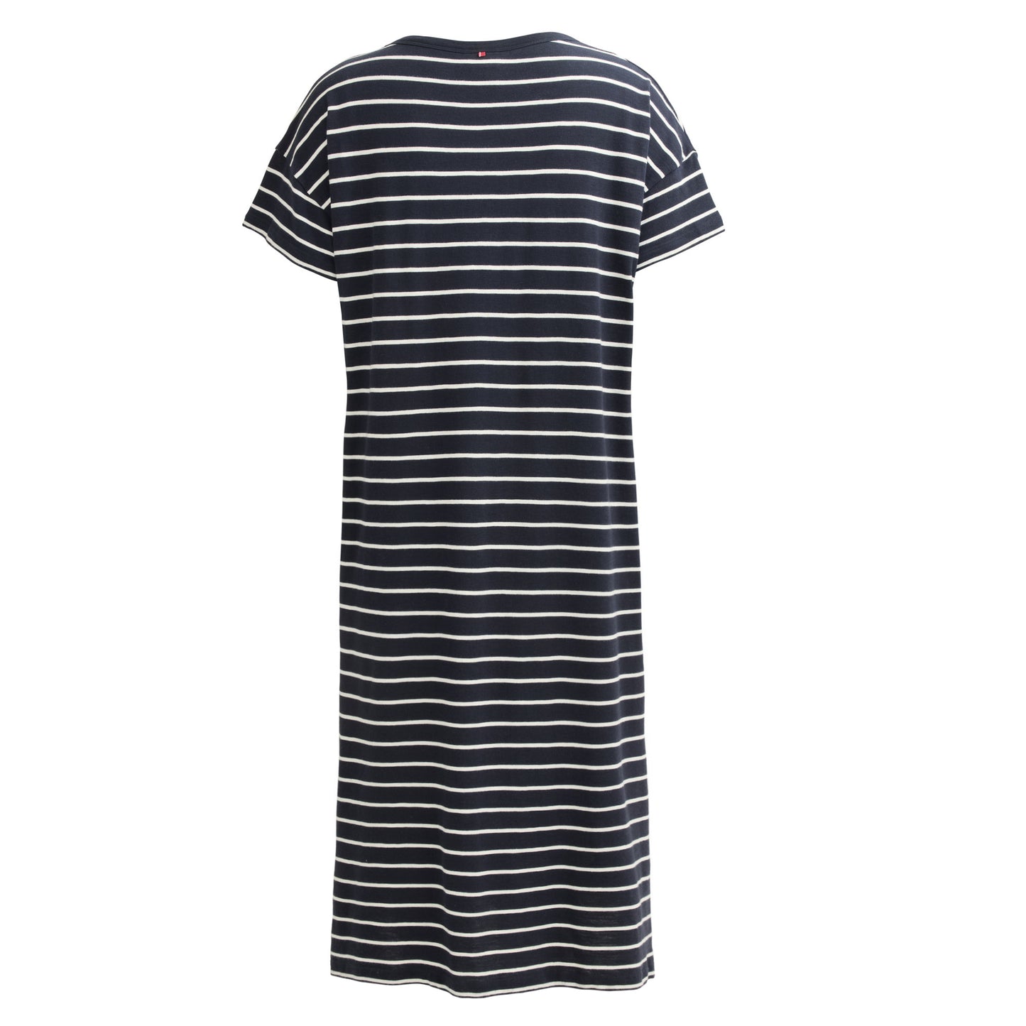 PWO T-Shirt Kleid Dunkelblau geringelt