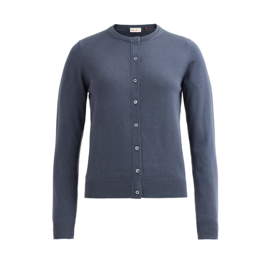 PWO Strick-Jacke Indigoblau