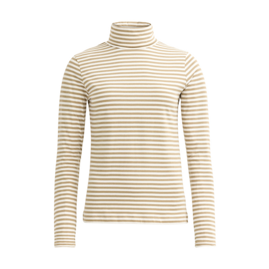 PWO Rollkragen Shirt Umbra Braun