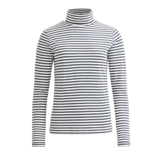 PWO Rollkragen Shirt Indigoblau