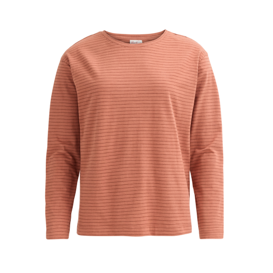 PWO Langarm-Shirt Terrakotta
