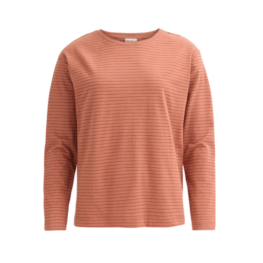 PWO Langarm-Shirt Terrakotta