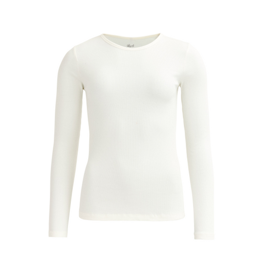 PWO Langarm-Shirt Weiß