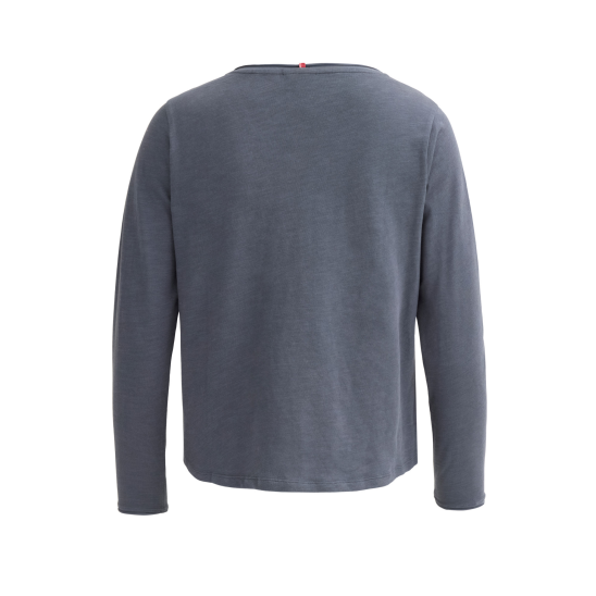 PWO Langarm-Shirt Indigoblau