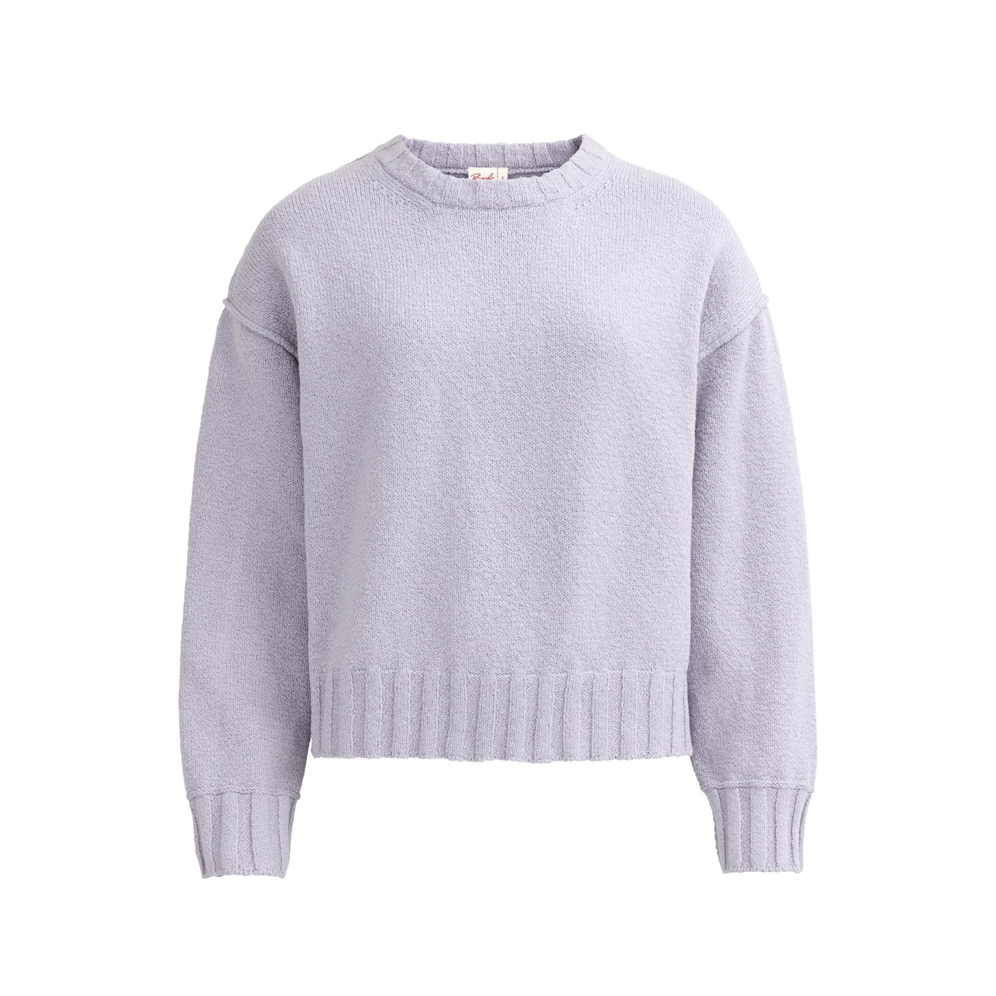 PWO Boucléstrick Pullover Taubengrau