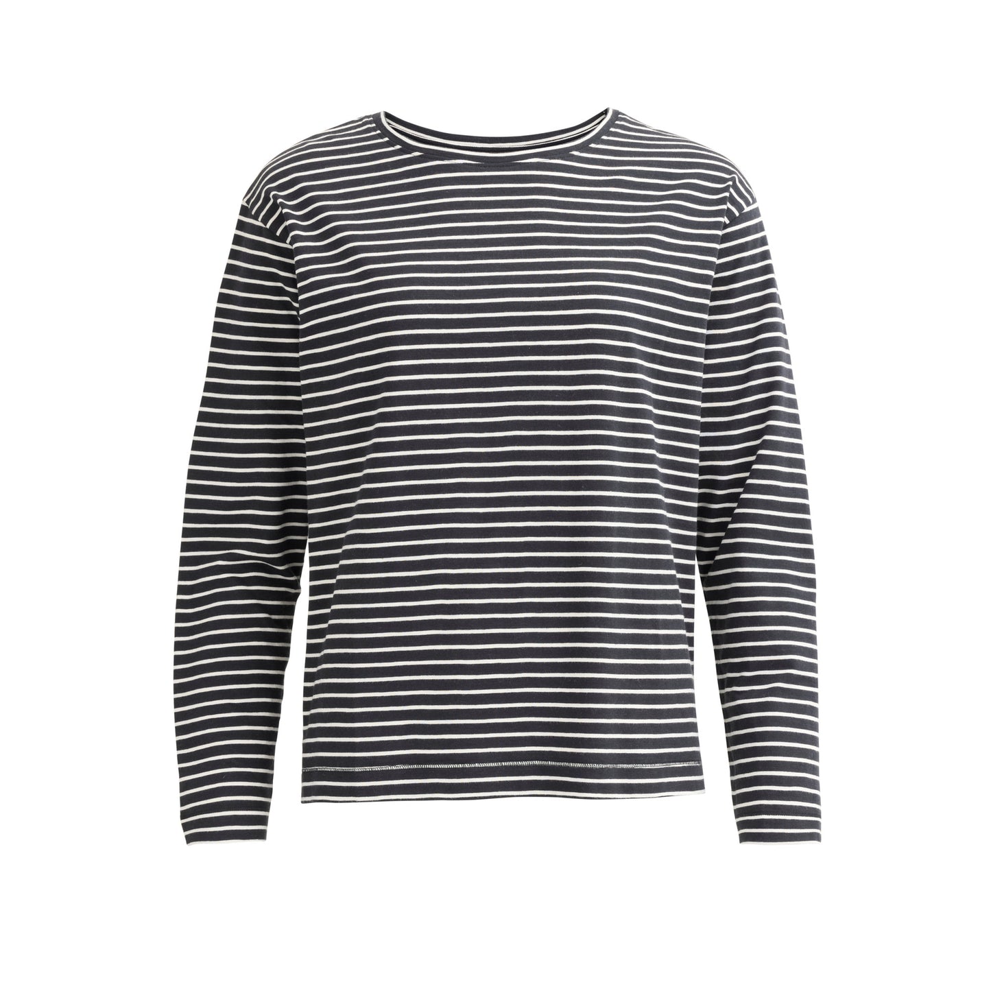 PWO Langarmshirt Schwarz geringelt