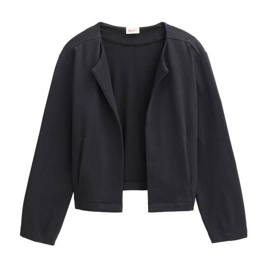 PWO Interlock Jacke schwarz