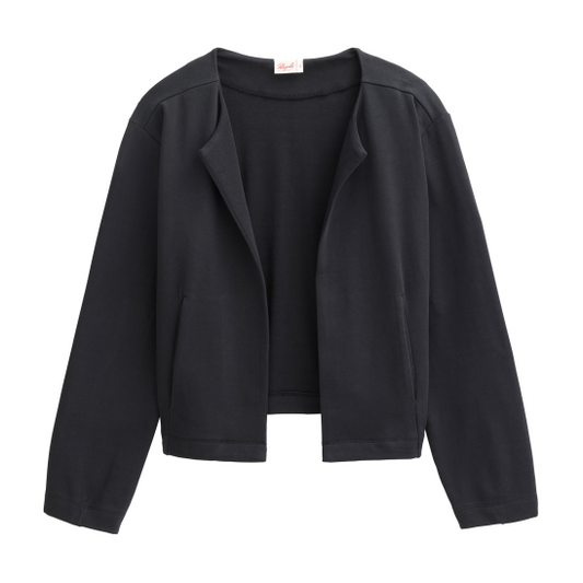 PWO Interlock Jacke schwarz