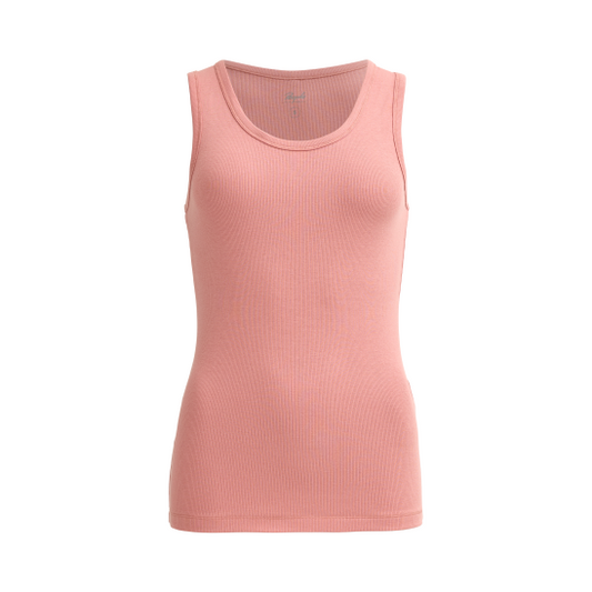 PWO Ripp Tank Top Rosenholz