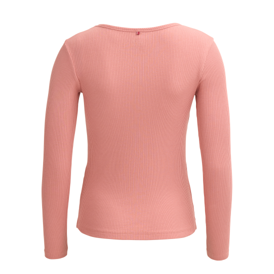 PWO Tipp Langarm Shirt Rosenholz