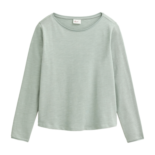 PWO Langarm Shirt Salbei