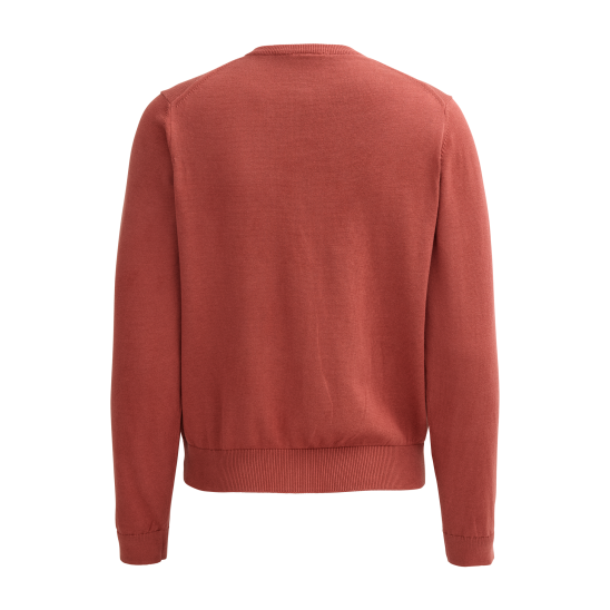 PWO Feinstrick Jacke Terrakotta