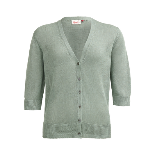 PWO Strickjacke Salbei