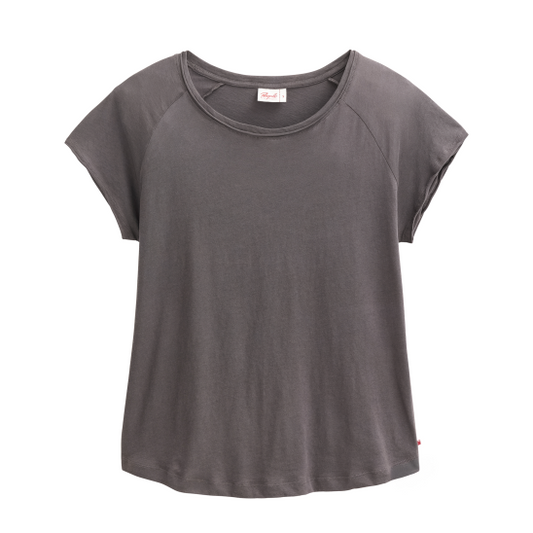 PWO Kurzarm Shirt Raglan Dunkelgrau