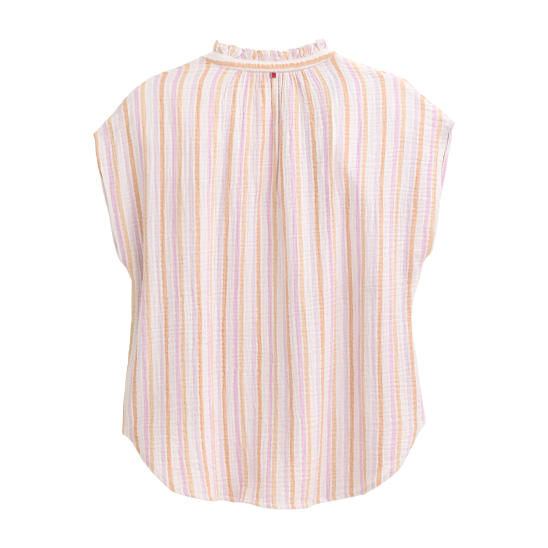 PWO Musselin Bluse Bunt gestreift