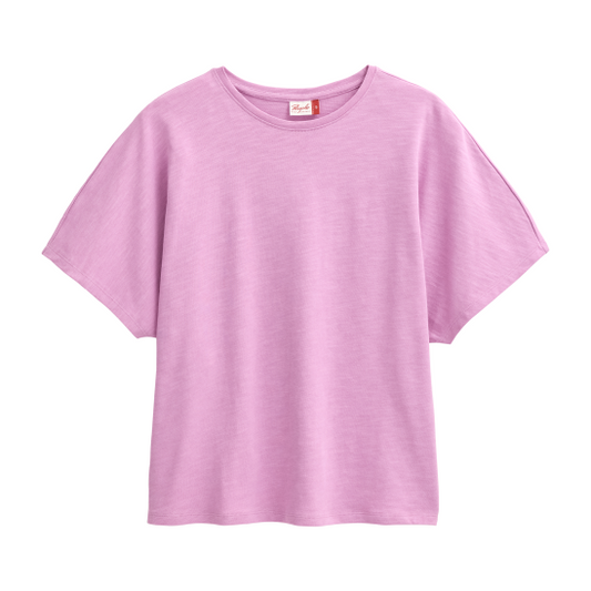PWO Kurzarm Shirt Malve