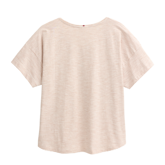 PWO Kurzarm Shirt Karamell