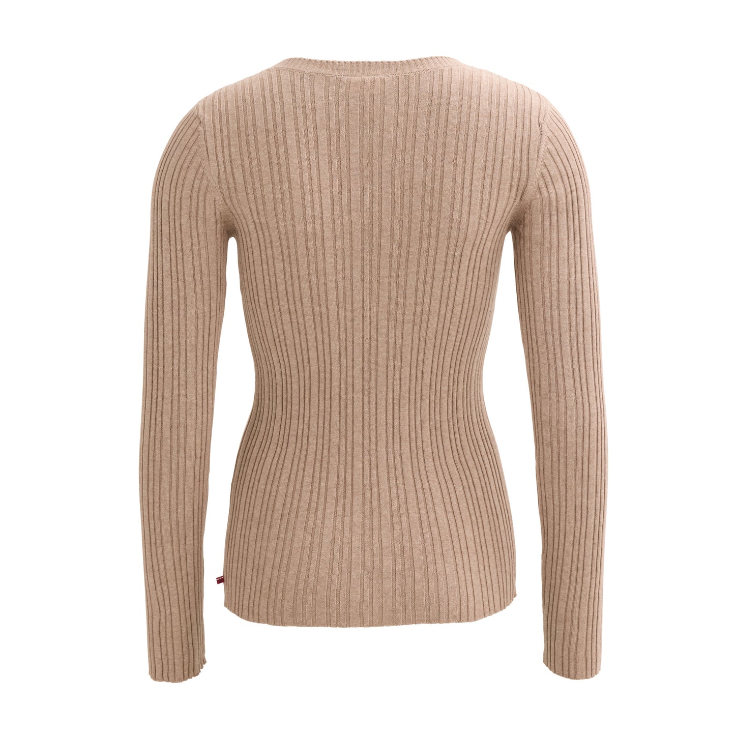 PWO Rippstrick Pullover Beige
