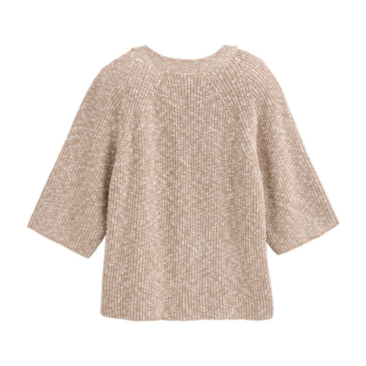PWO Rippstrick Pullover Kitt