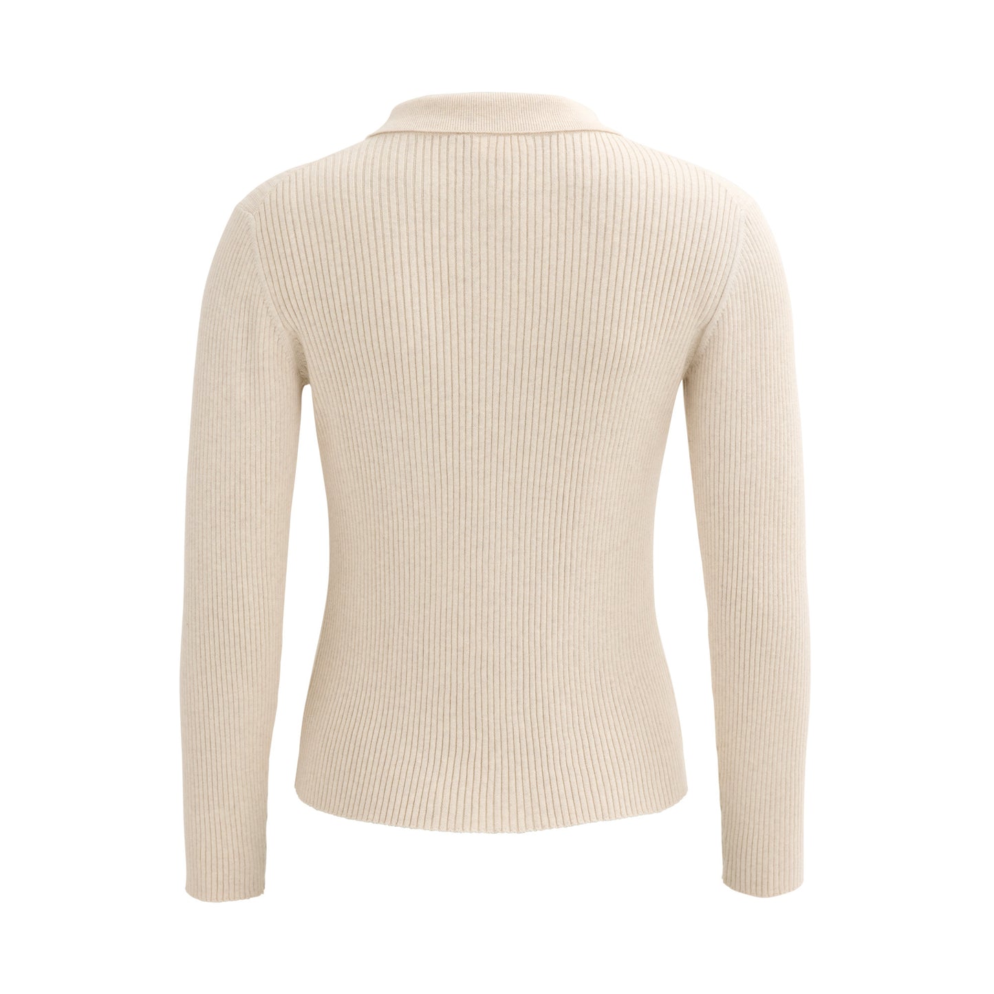 PWO Rippstrickjacke Polo Kitt