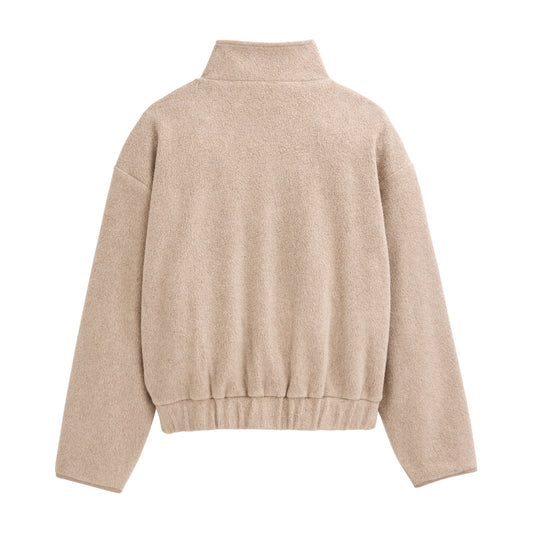 PWO Fleecejacke Dunkelsand