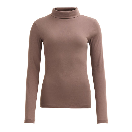 PWO Langarmshirt Taupe