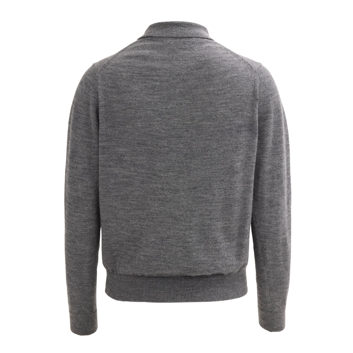 PWO Merino Strickjacke Silbergrau