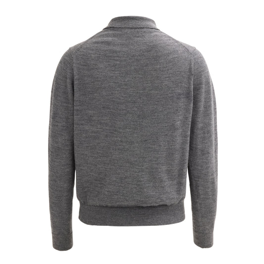 PWO Merino Strickjacke Silbergrau