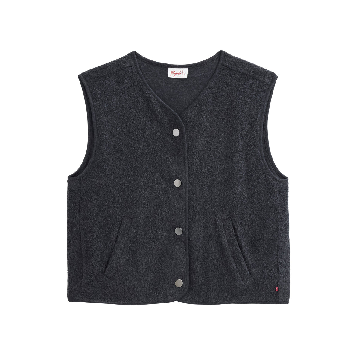 PWO Fleece Weste Antrhazit