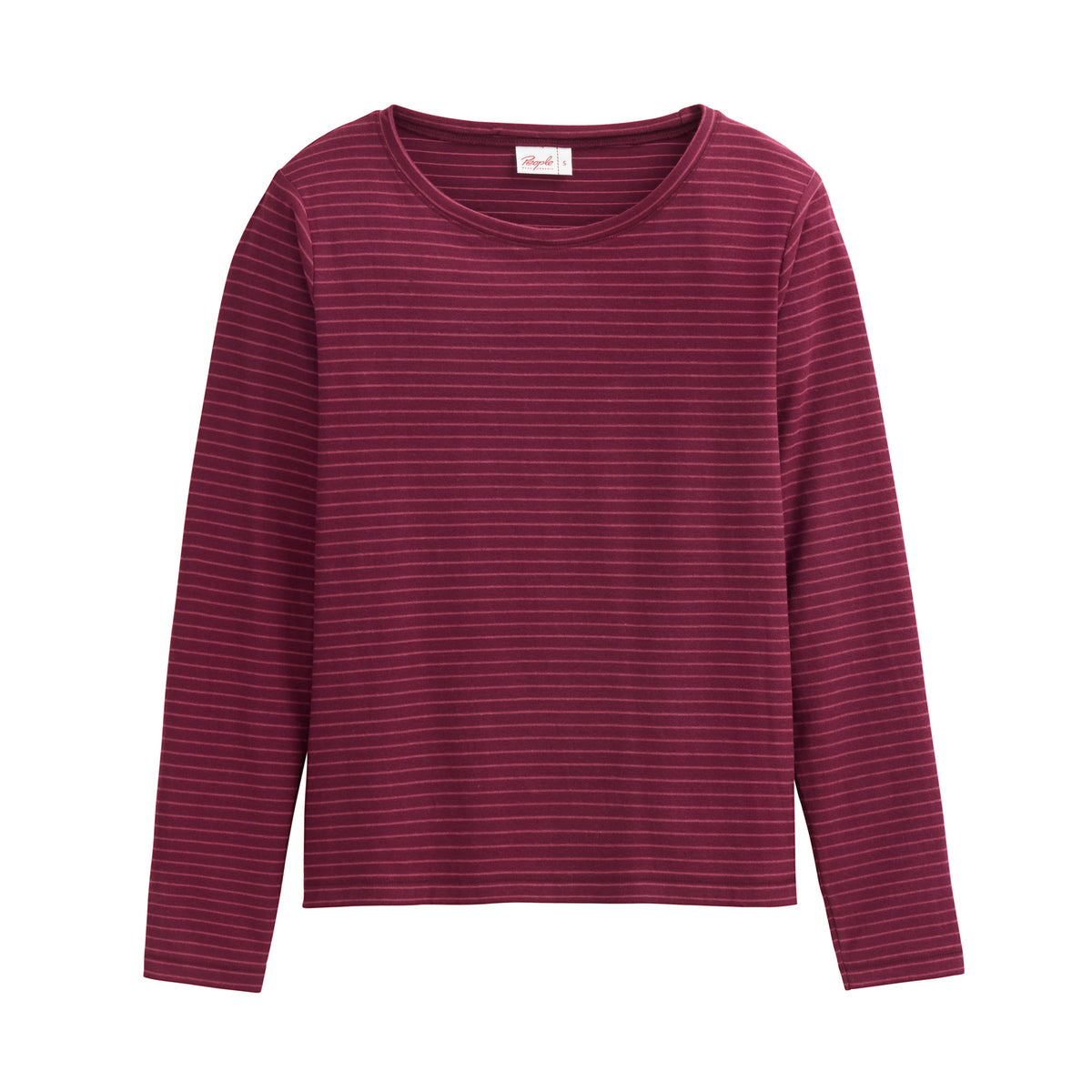PWO Langarmshirt Bordeaux