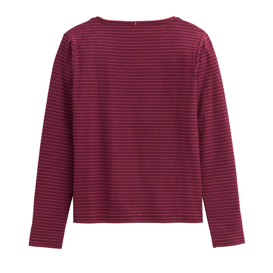 PWO Langarmshirt Bordeaux