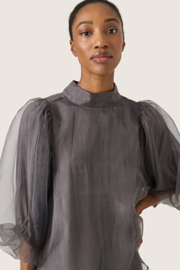 SLChaya Blouse Dark Gull Gray