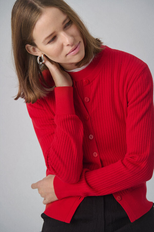 SLSpina Cardigan Goji Berry