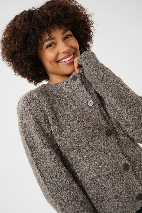 SLBabbette Cardigan Dark Gull Gray