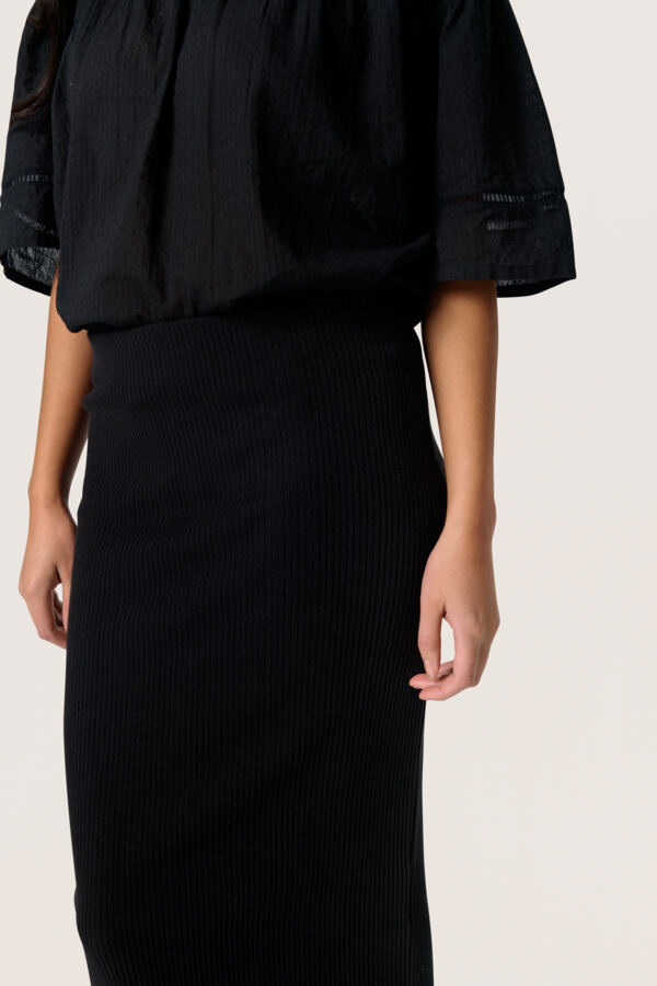 SLSimone Basic Skirt Black