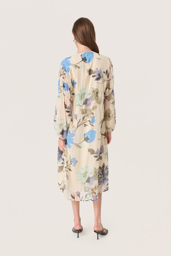 SLAnaya Midi Dress Oatmeal Large