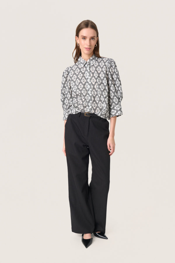 SLErika Hella Shirt 3/4 Creme Cotton